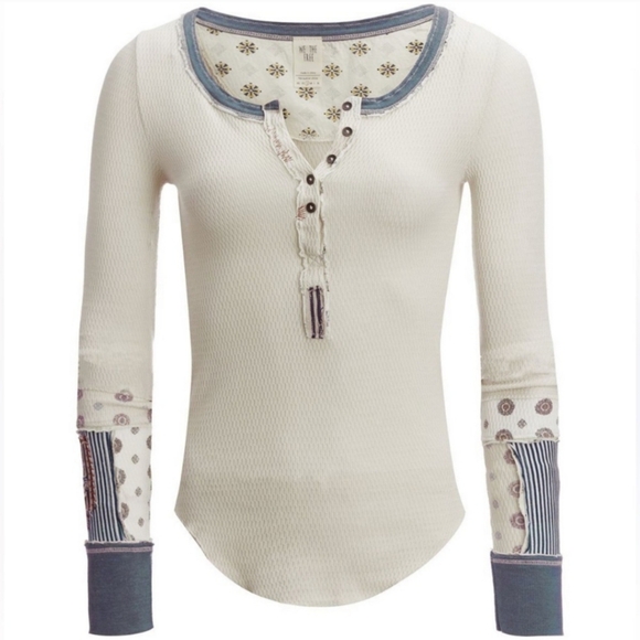 🍒NWT🍒 FREE PEOPLE RAILROAD THERMAL - Picture 1 of 5